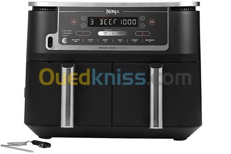 FRITEUSE NINJA - SANS HUILE - FOODI MAX - DUALZONE - 6 MODES DE CUISSON - AVEC SYSTÈME SMART COOK