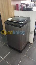 HISENSE Machine à laver top load 14kg / 10 Programmes / Grise Titanium