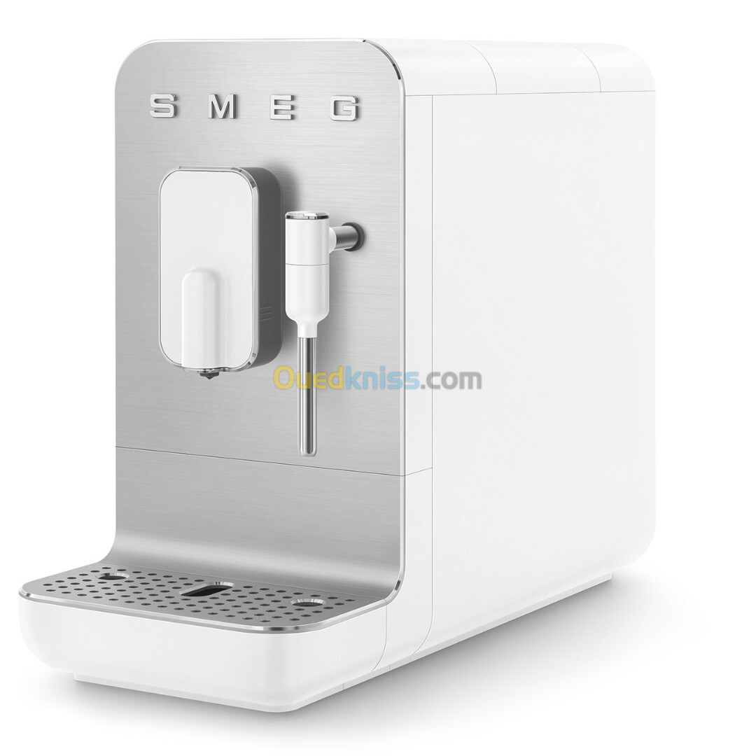 SMEG MACHINE A CAFE ESPRESSO EDITION ANNEES 50 AVEC BROYEUR COULEUR BLANCHE PUISSANCE 19 BARS