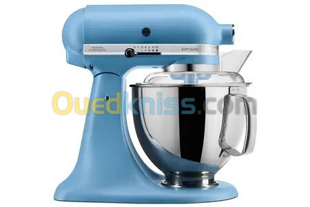 PETRIN KITCHEN AID  ARTISAN AVEC ACCESSOIRES 4.8 L BLEU VELVET