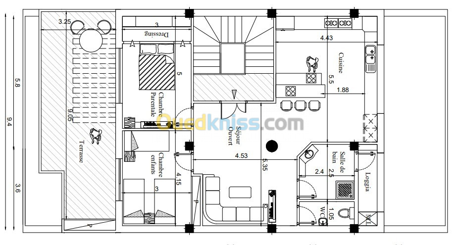 PLAN 2D ARCHITECTURE 