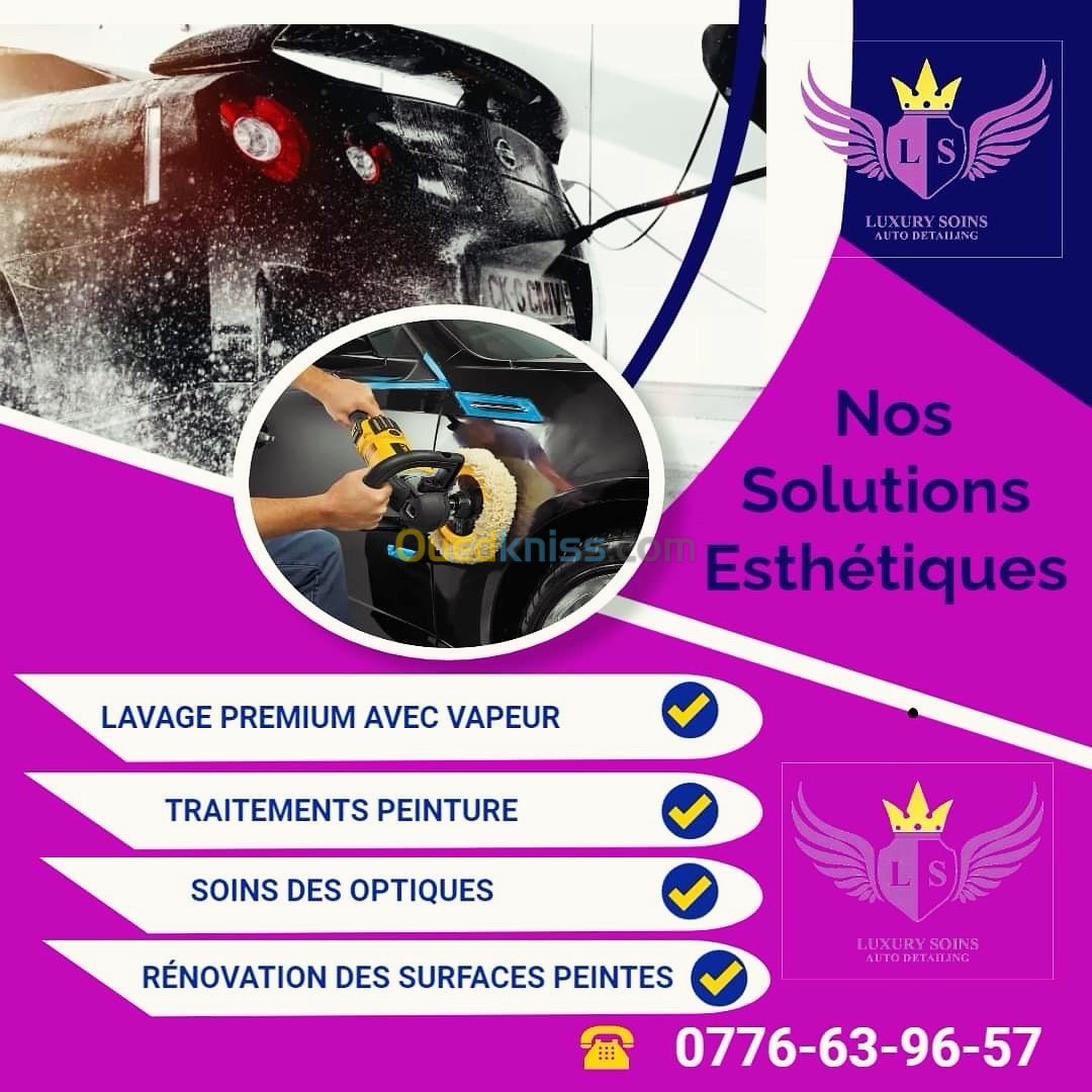 TÔLIER - PEINTURE -LUSTRAGE - LIFTING - LAVAGE 