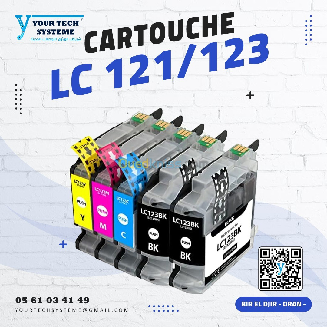 CARTOUCHE BROTHER LC 121/123