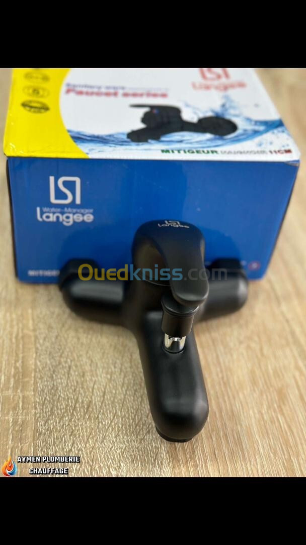 MITIGEUR TOILETTE BAIN DOUCHE LANGS NOIR