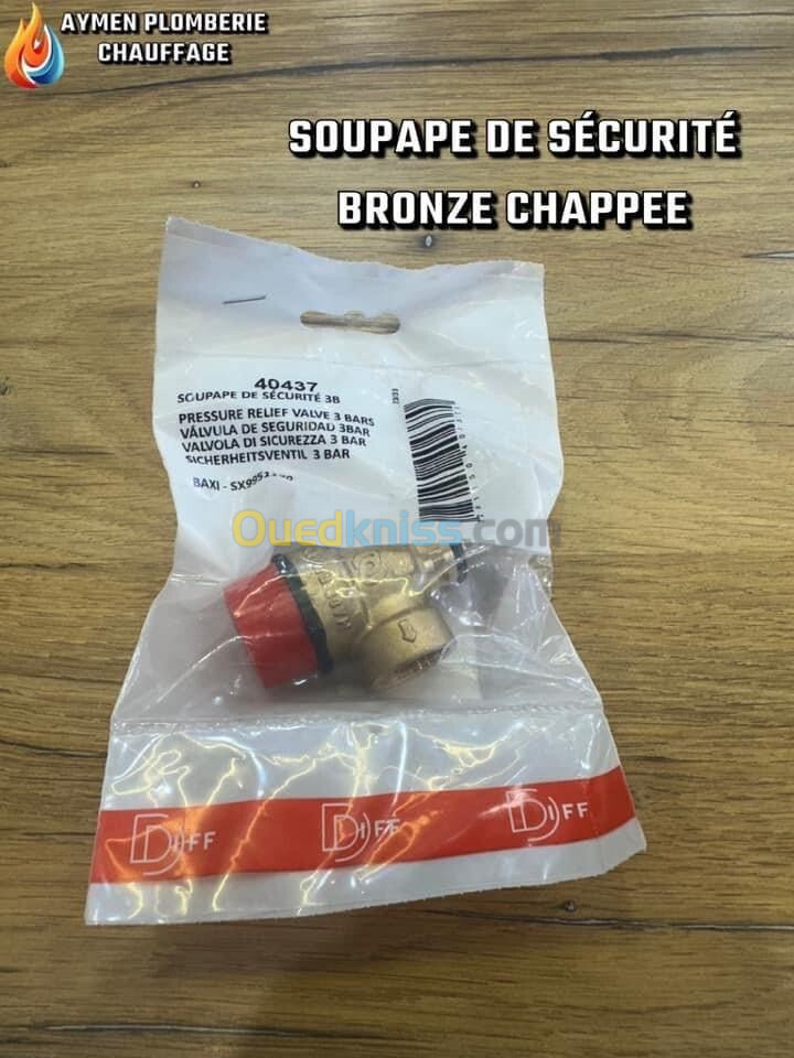 SOUPAPE DE SÉCURITÉ BRONZE CHAPPEE 