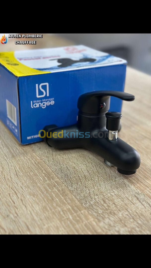 MITIGEUR TOILETTE BAIN DOUCHE LANGS NOIR