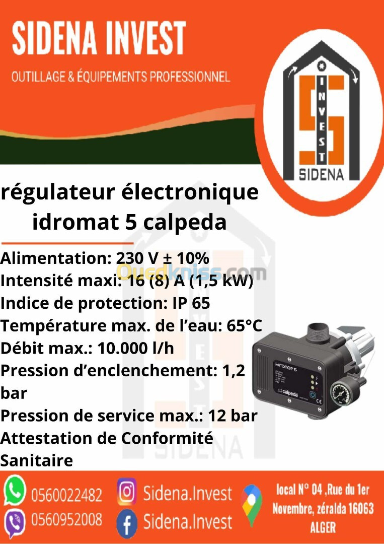 Régulateur électronique IDROMAT 5 - Calpeda