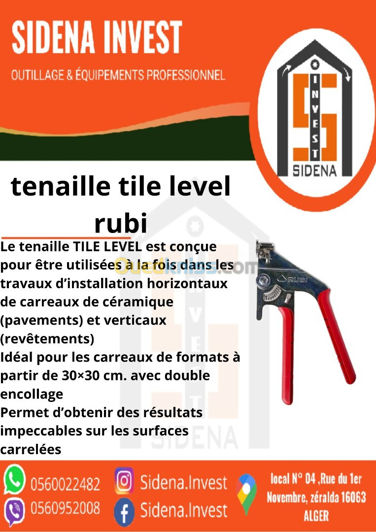 Tenailles tile level RUBI