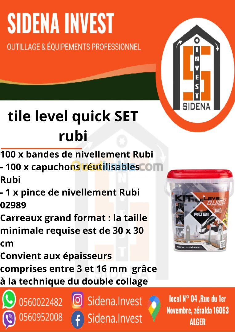 tile level quick SET RUBI 