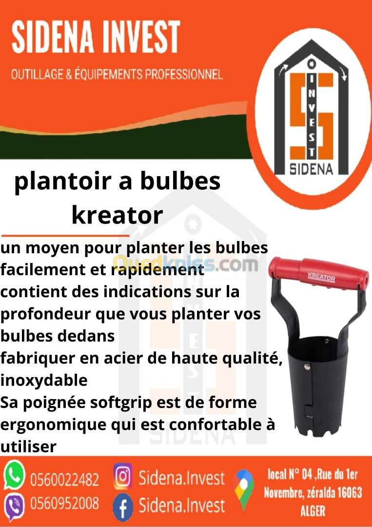 plantoir a bulbes KREATOR 