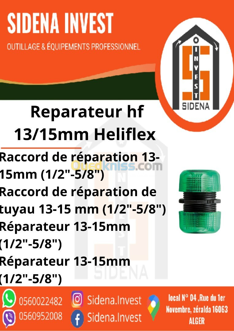 REPARATEUR HF 13/15 MM HELIFLEX