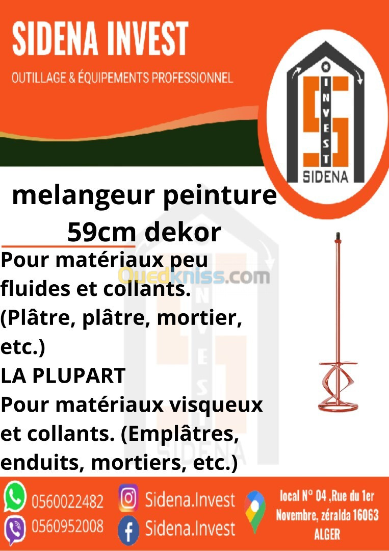 Melangeur Peinture 59 Cm  DEKOR