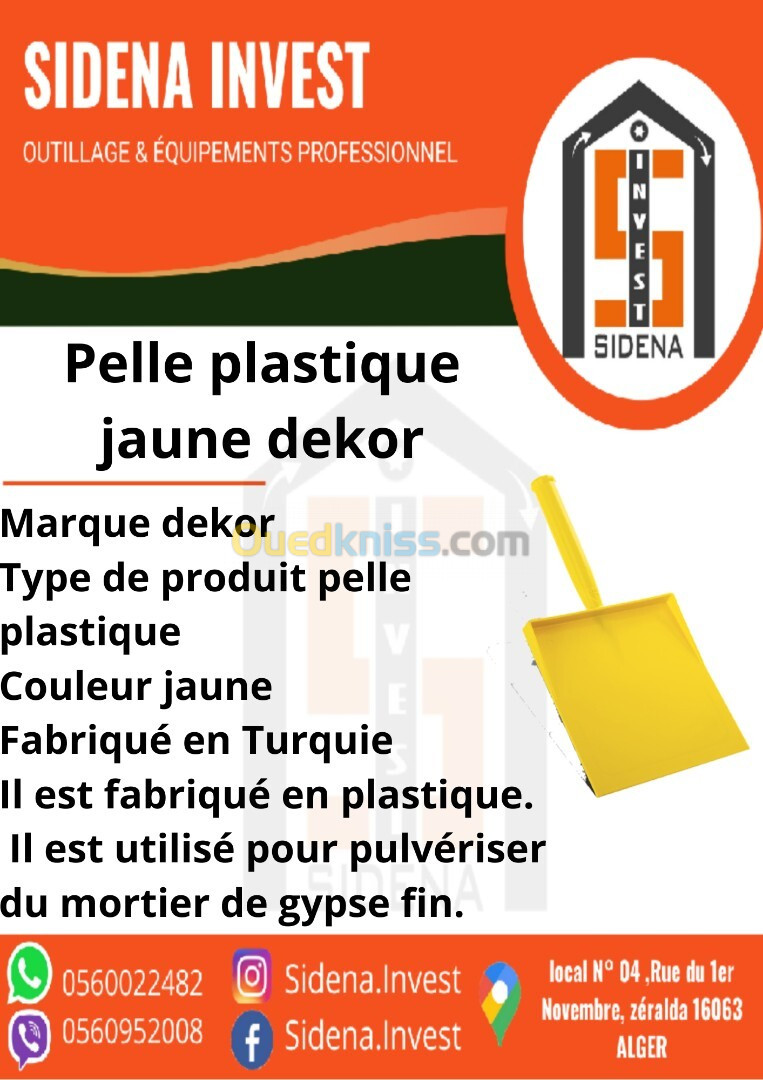 Pelle Plastique Jaune DEKOR