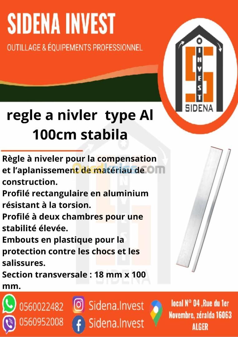 Règle à niveler STABILA Type AL, 100 cm - 07815 