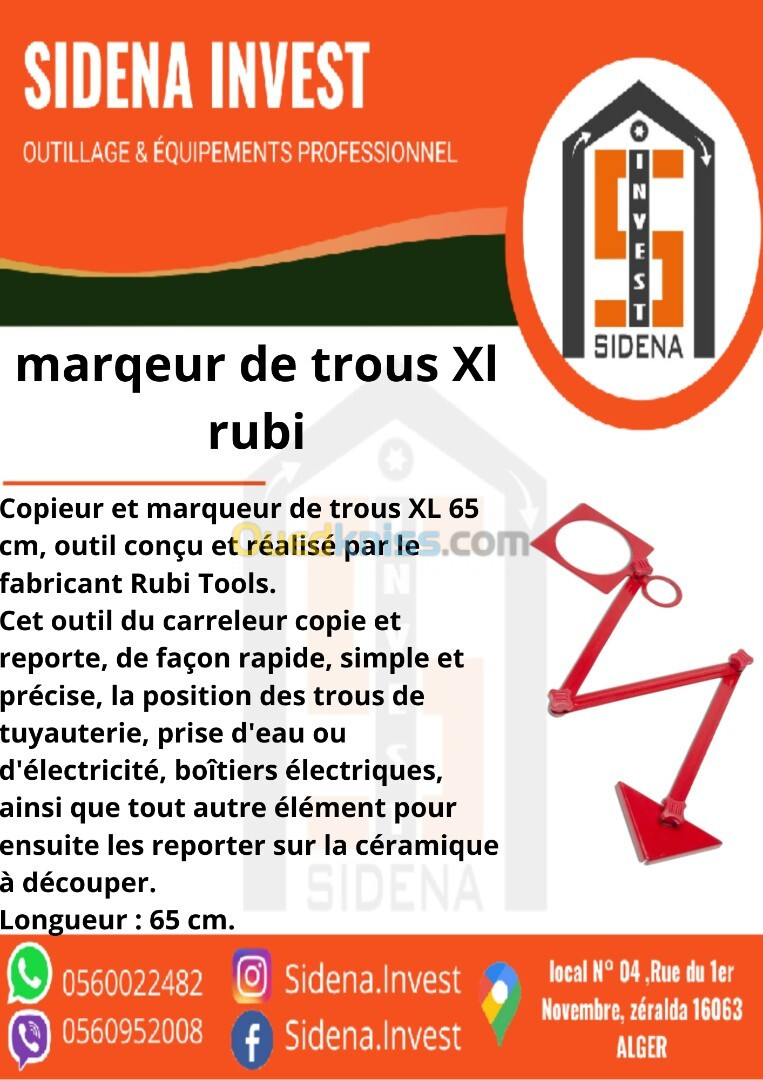  marqueur de trous xl RUBI 