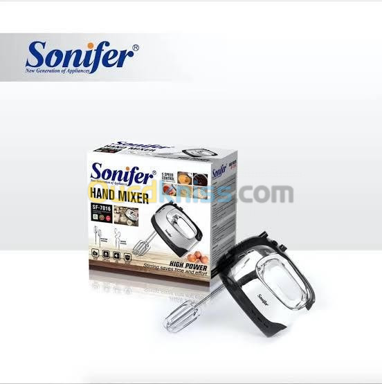 Sonifer Batteur À Main 2en1 a 5 Vitesses 200W