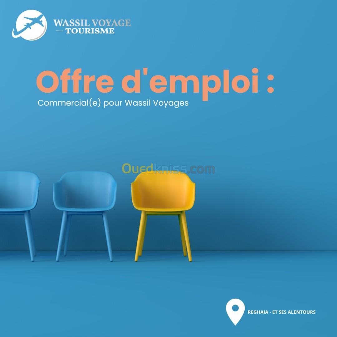 Commercial(e) pour Wassil Voyages