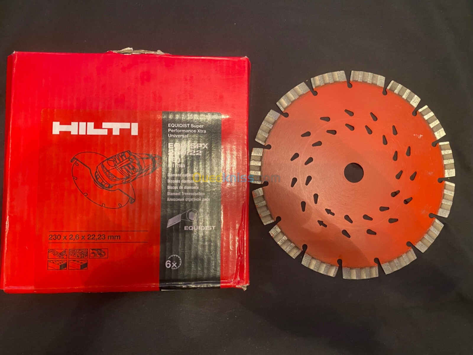 Disque Diamant HILTI 230*2.6*22.23