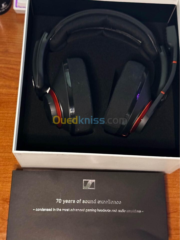 Sennheiser Casque Gamer GSP 500, Casque Gaming Flip-Micro Antibruit سماعت سانهيزر اصلية احترافية