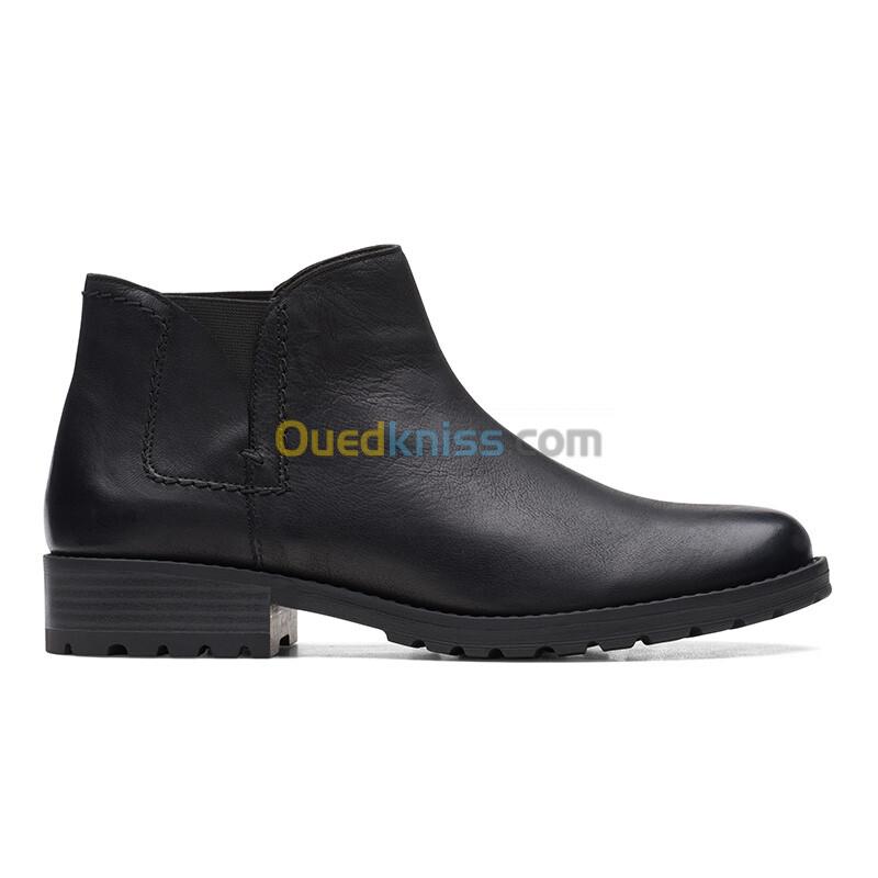 CLARKS Clarkwell Demi Black Leather