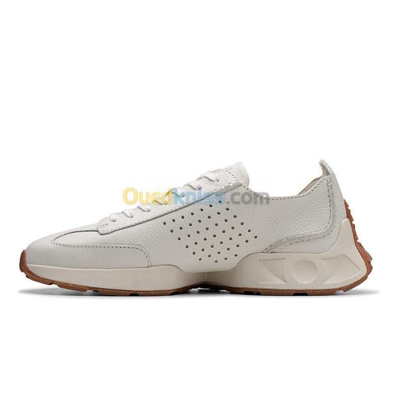 Clarks Craft Speed White Leather