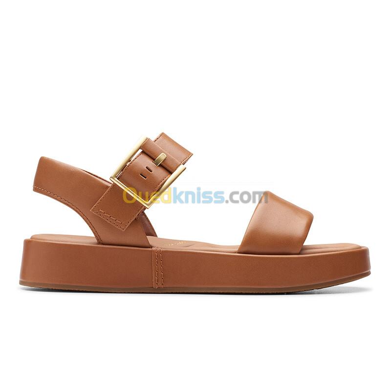 CLARKS Alda Strap Tan Leather