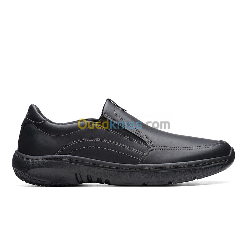 CLARKS ClarksPro Step Black Leather