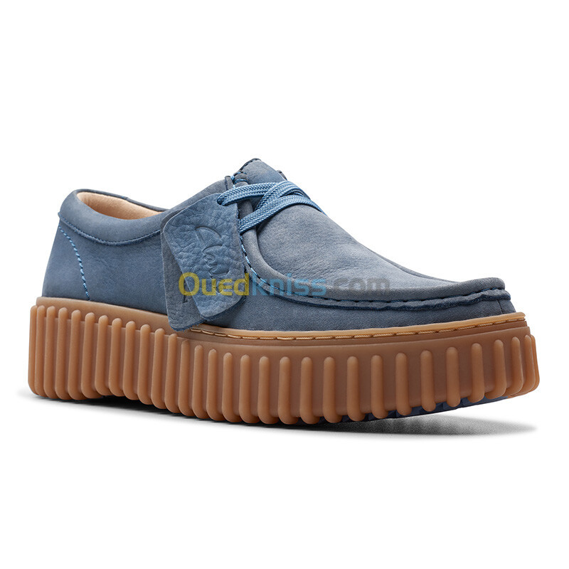 CLARKS Torhill Bee Blue Nubuck