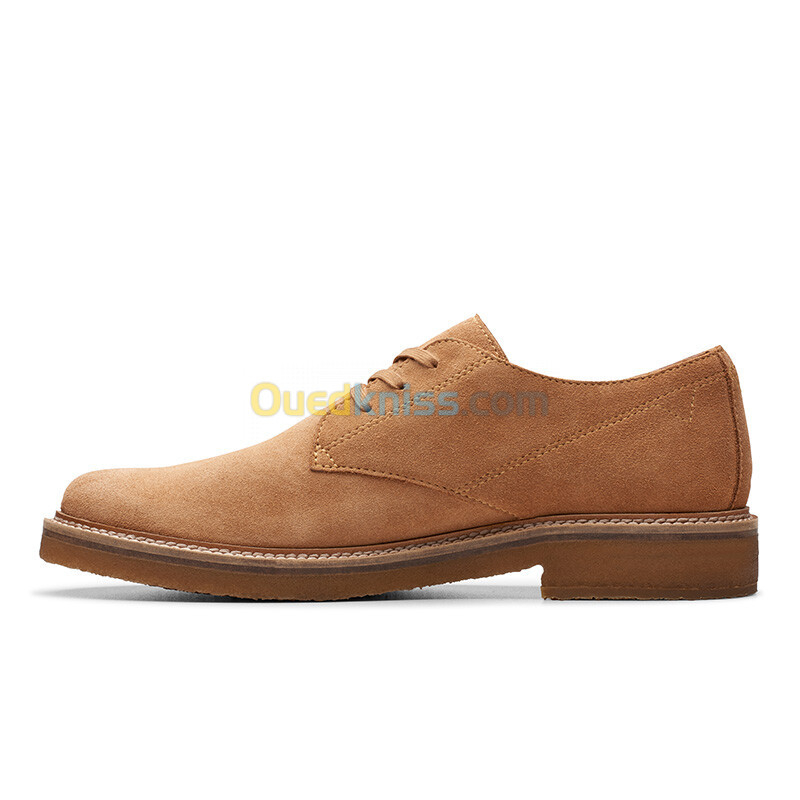 Clarks ClarkdaleDerby Light Tan Suede