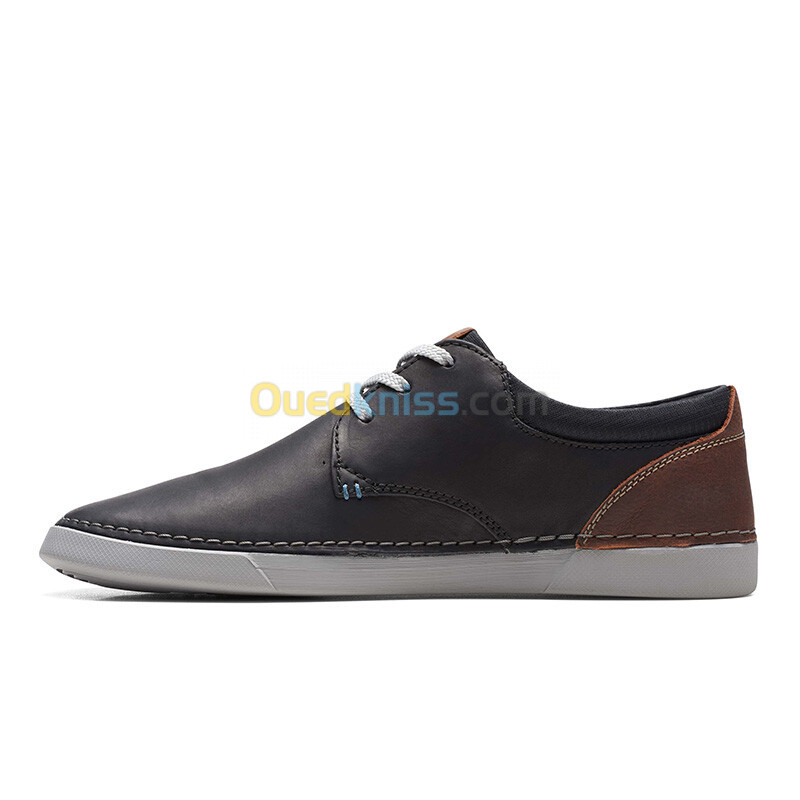 CLARKS Gereld Lace Black Leather