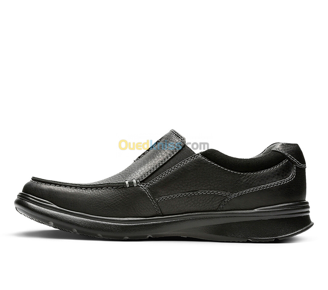 CLARKS Cotrell Free Black Oily Lea