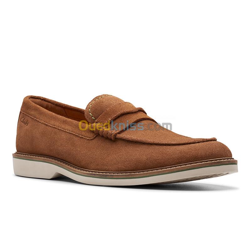 Clarks Atticus LTSlip Cola Suede