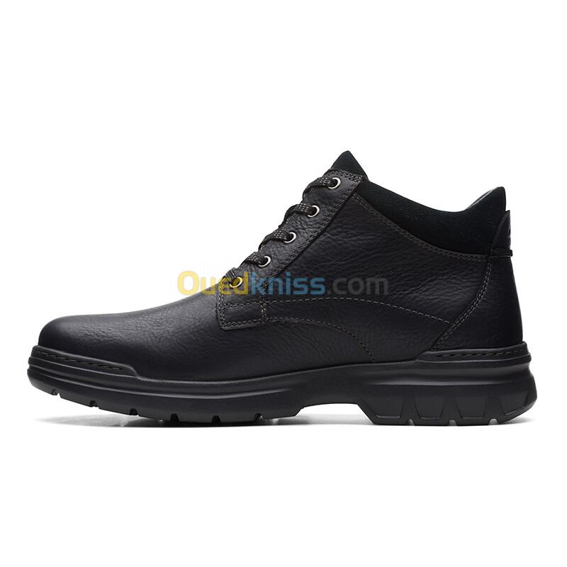 CLARKS Rockie2 UpGTX Black Leather