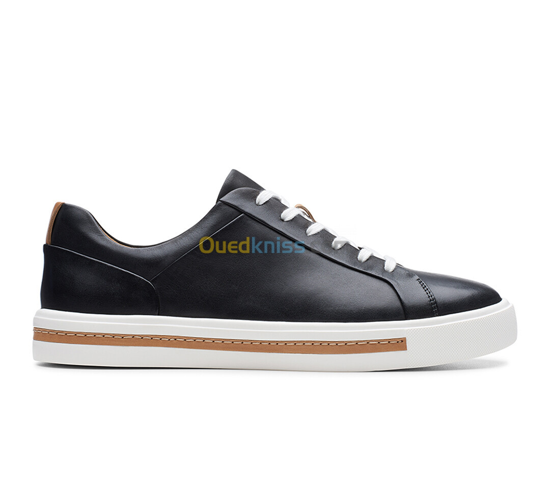 CLARKS Un Maui Lace Black Leather