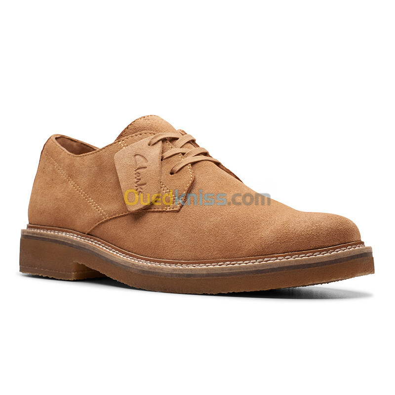 Clarks ClarkdaleDerby Light Tan Suede