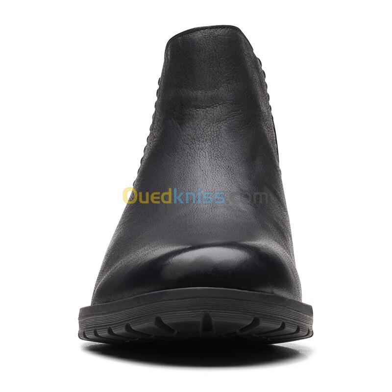 CLARKS Clarkwell Demi Black Leather