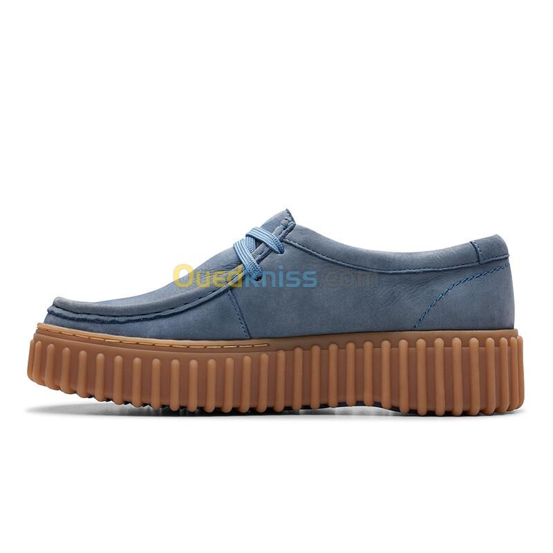 CLARKS Torhill Bee Blue Nubuck