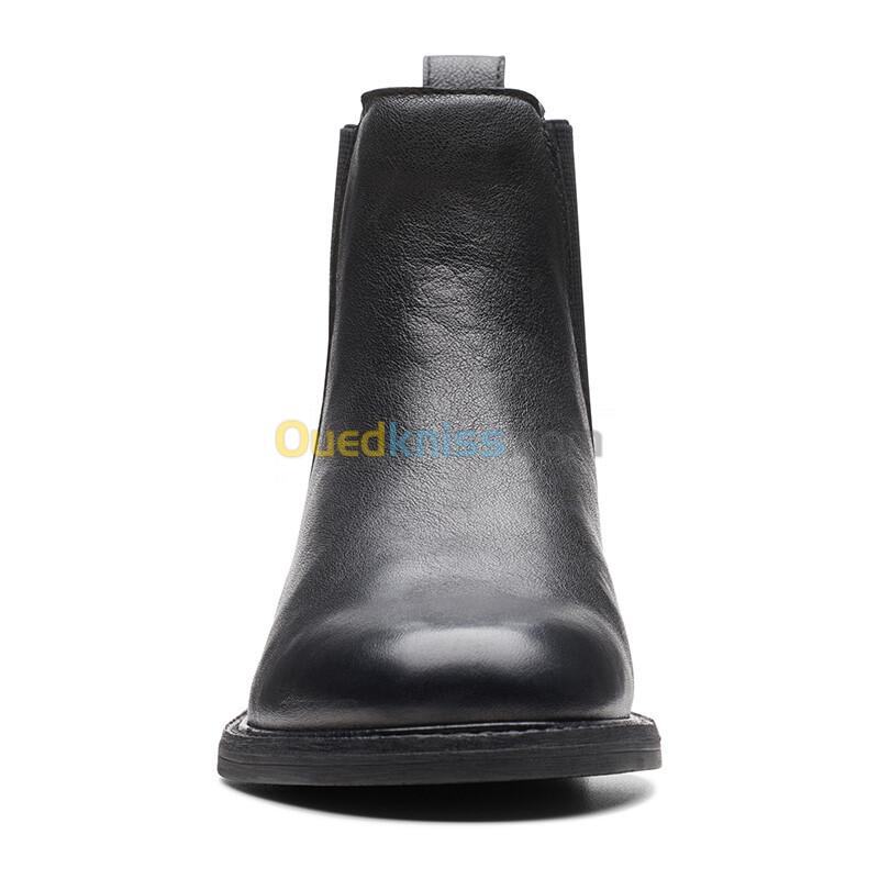 CLARKS Cologne Arlo2 Black Leather