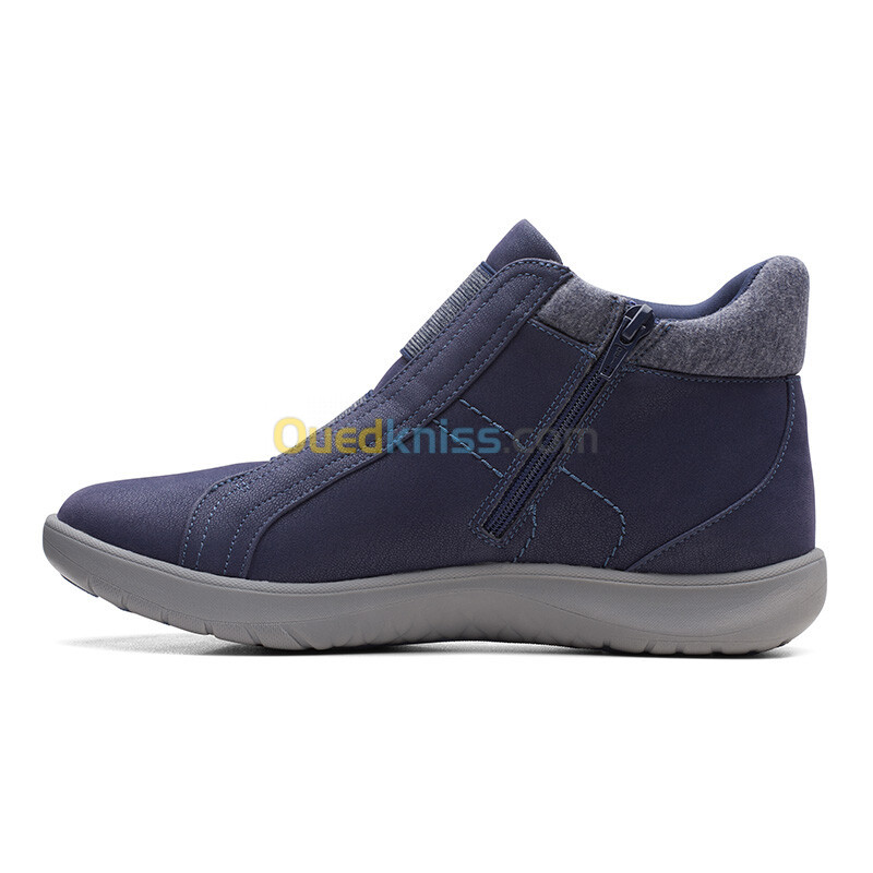 CLARKS Adella Bend Dark Navy Txt