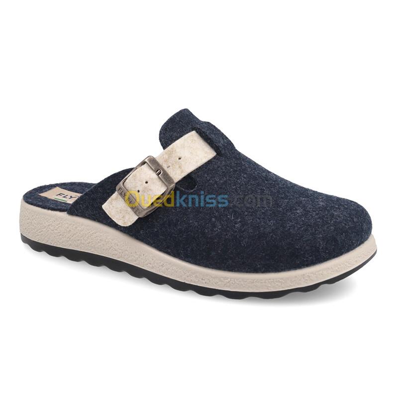 FLY FLOT Cloth Woman Slipper Blue