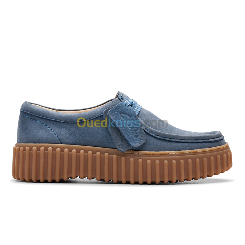 CLARKS Torhill Bee Blue Nubuck