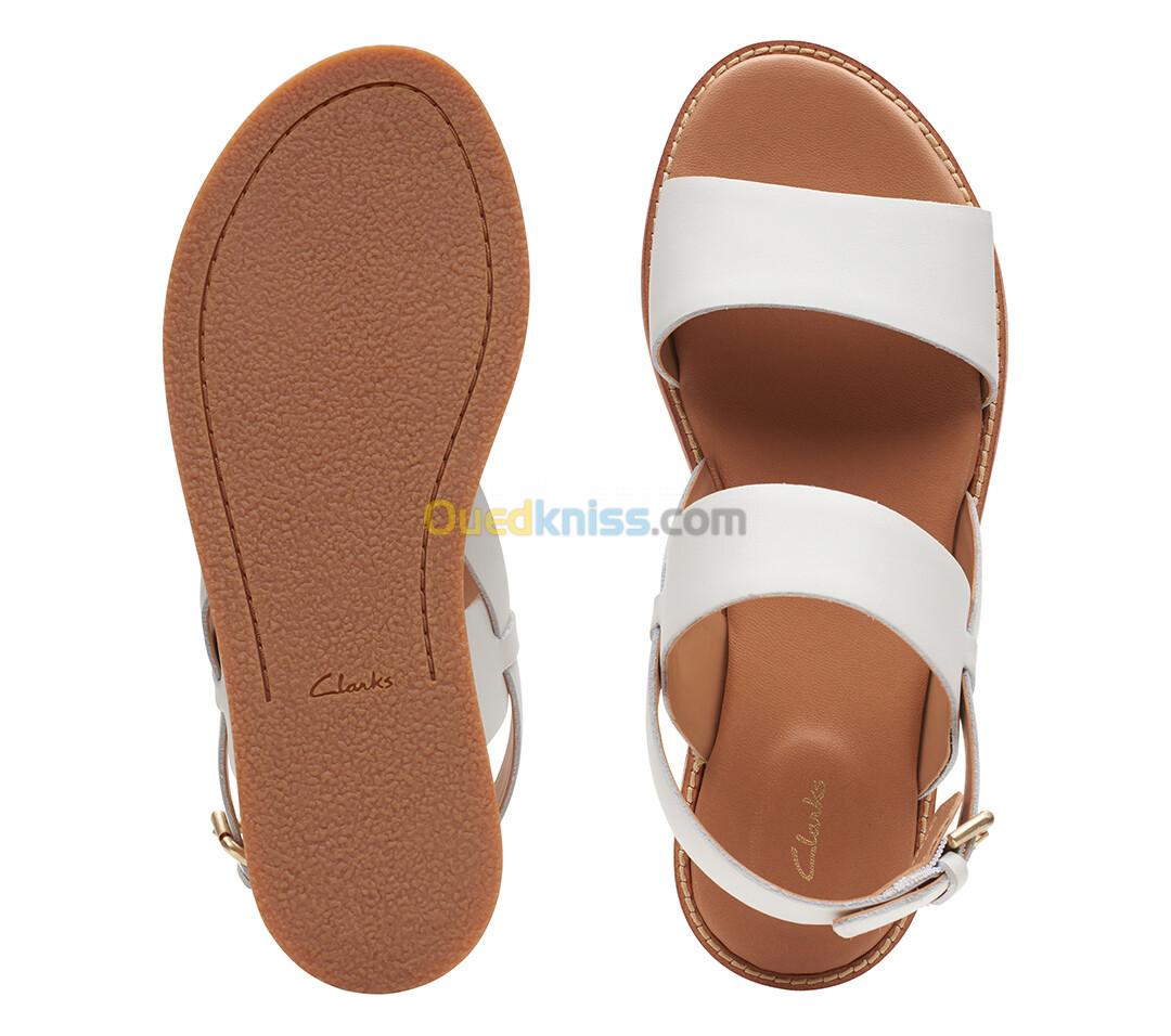 CLARKS Karsea Strap White