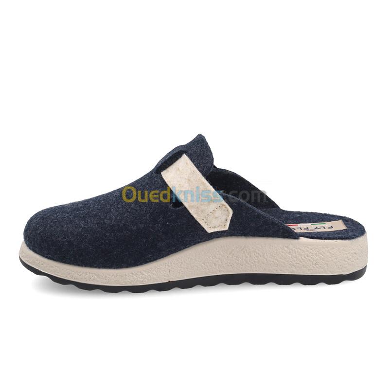 FLY FLOT Cloth Woman Slipper Blue