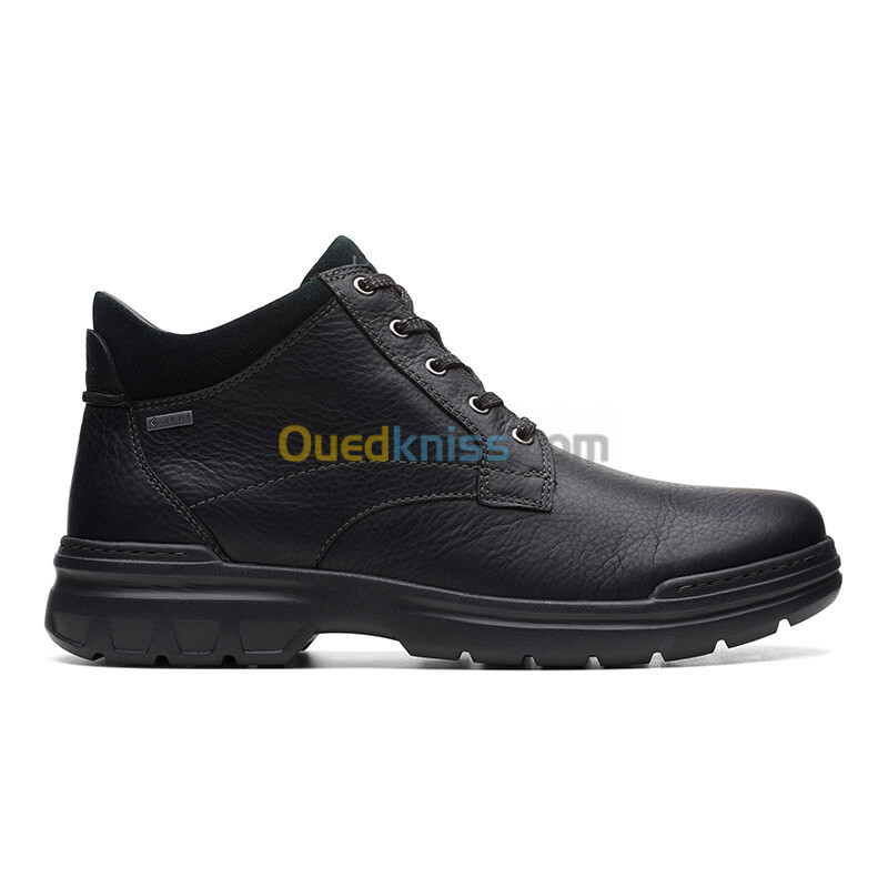 CLARKS Rockie2 UpGTX Black Leather