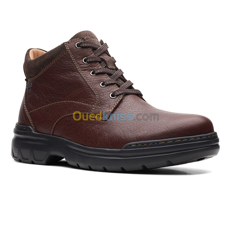 CLARKS Rockie2 UpGTX Mahogany Leather