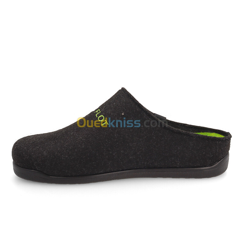 FLY FLOT Cloth Man Slipper Black