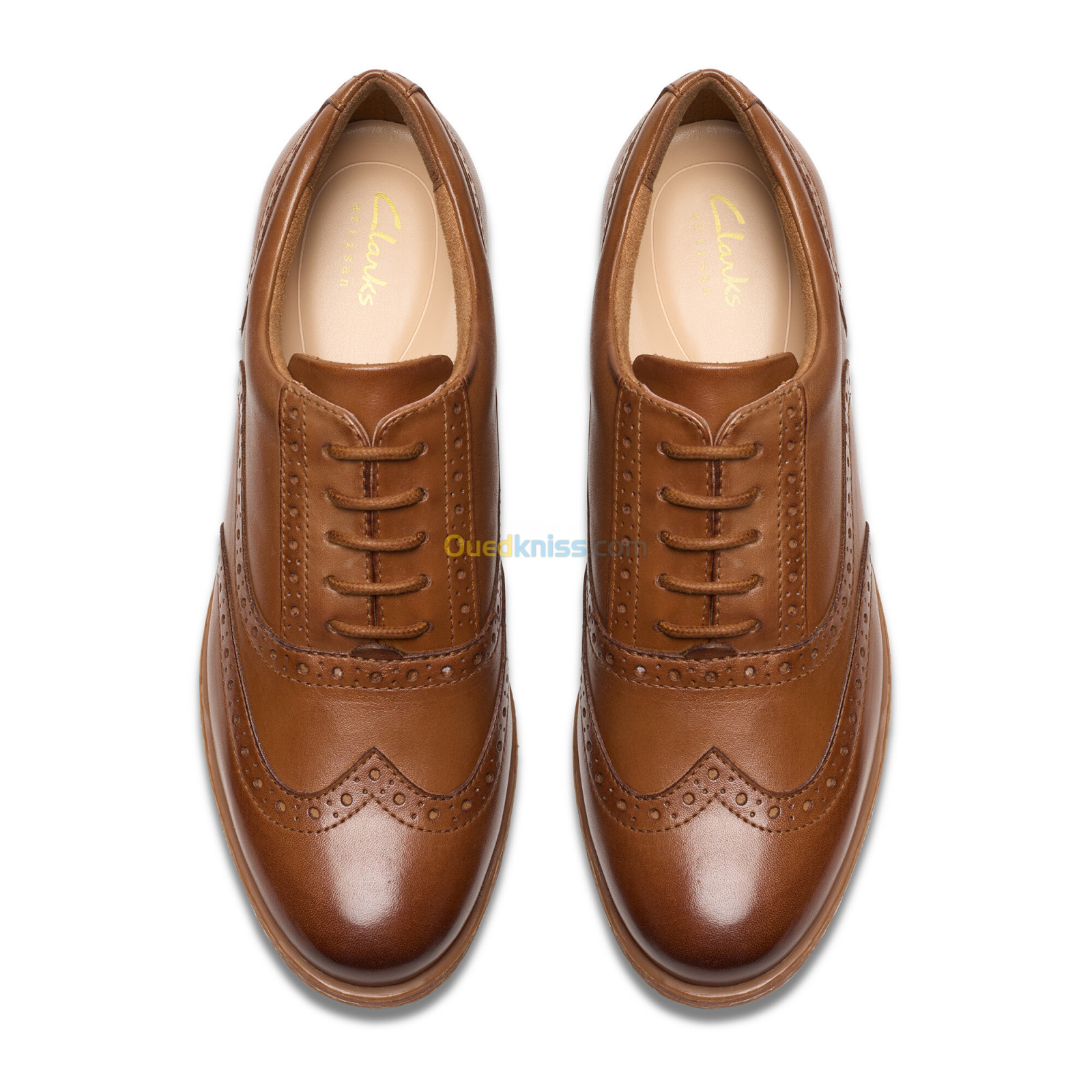 CLARKS Havisham Oak Tan Leather