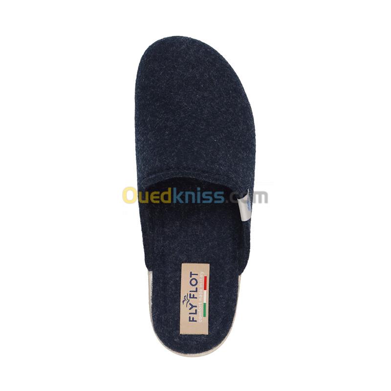 FLY FLOT Cloth Woman Slipper Blue