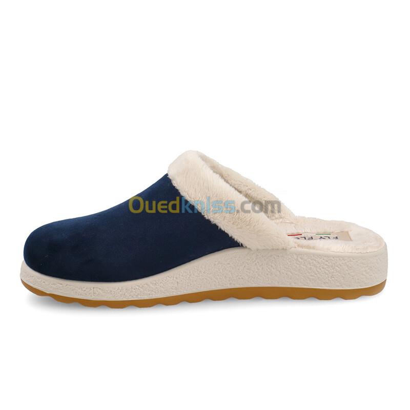 FLY FLOT Cloth Woman Slipper Blue