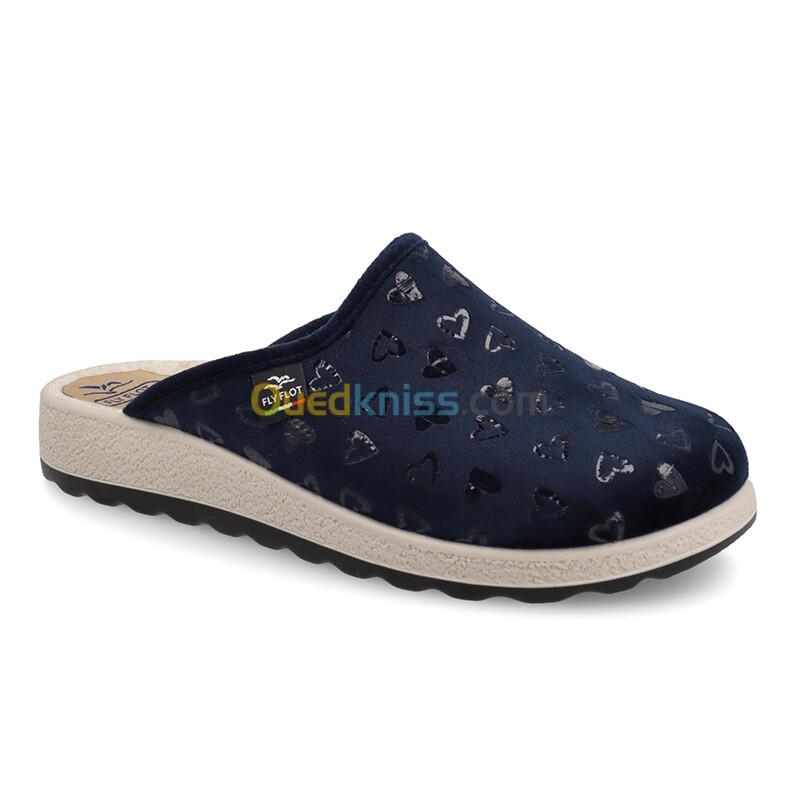 FLY FLOT Cloth Woman Slipper Blue